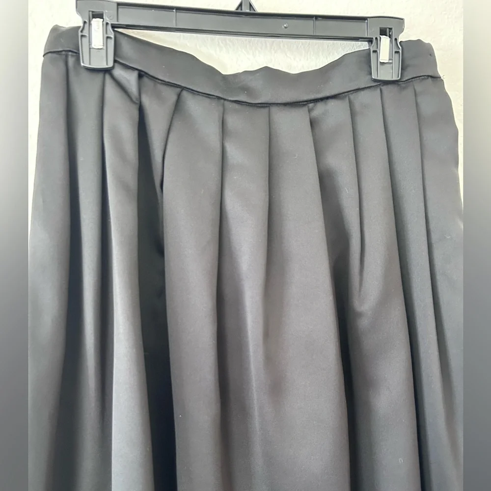 J.R. Nights by Caliendo‎ Vintage Satin Pleated Maxi Skirt SZ 4